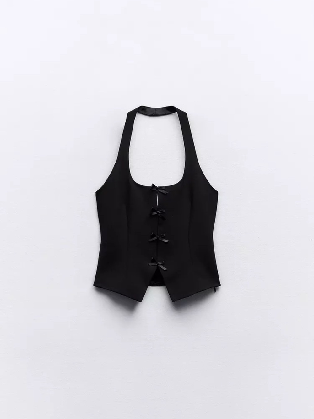 Zara Bow Halter Top